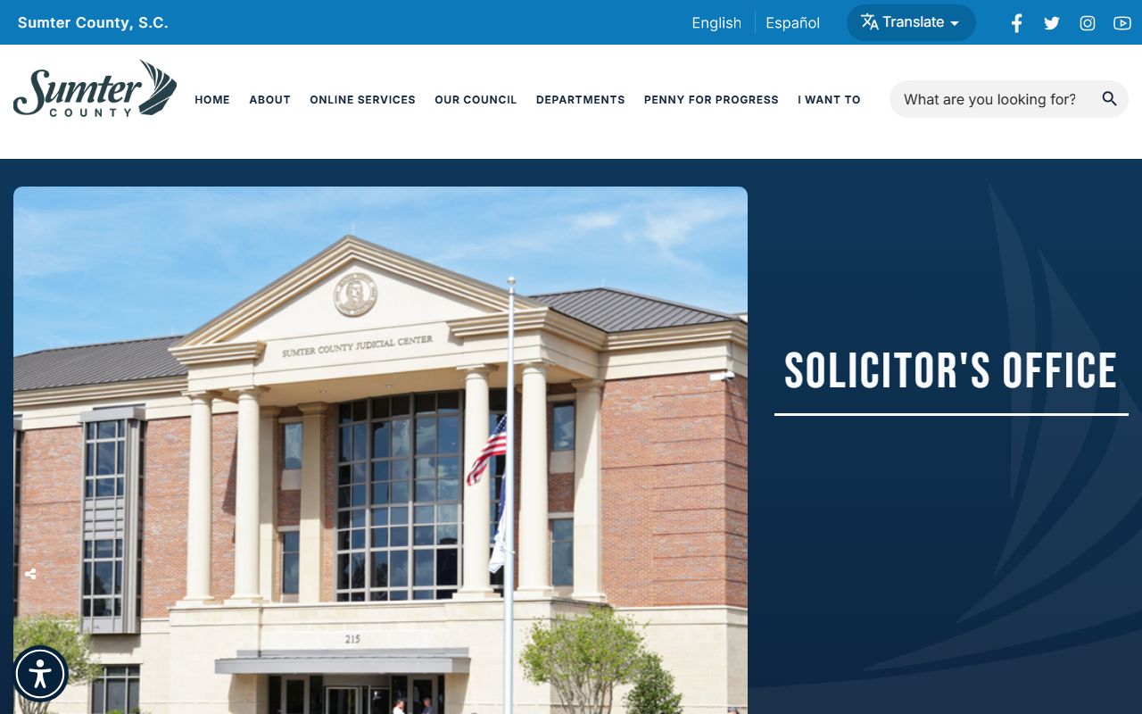 Williamsburg County criminal court records Third Judicial Circuit Solicitor